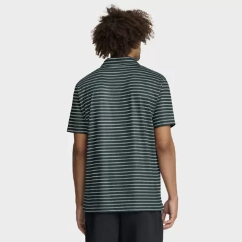 NCAA Nike Michigan State Spartans 2025 Coaches Premium Tour Stripe Dri-FIT Polo