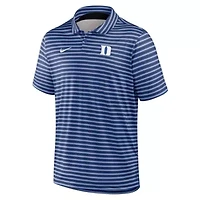 Duke Blue Devils NCAA Nike 2025 Coaches Premium Tour Stripe Dri-FIT Polo