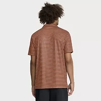 NCAA Nike Burnt Texas Longhorns 2025 Coaches Premium Tour Stripe Dri-FIT Polo