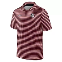 NCAA Nike Florida State Seminoles 2025 Coaches Premium Tour Stripe Dri-FIT Polo