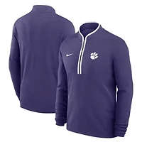 NCAA Nike Clemson Tigers Courtside Victory Dri-FIT Half-Zip Pullover