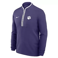 NCAA Nike Clemson Tigers Courtside Victory Dri-FIT Half-Zip Pullover