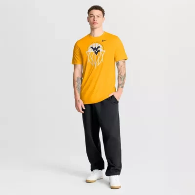 NCAA Nike West Virginia Mountaineers Basketball Icon Legend Dri-FIT T-Shirt