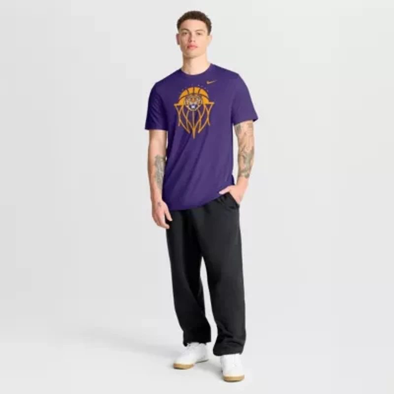 NCAA Nike LSU Tigers Basketball Icon Legend Dri-FIT T-Shirt