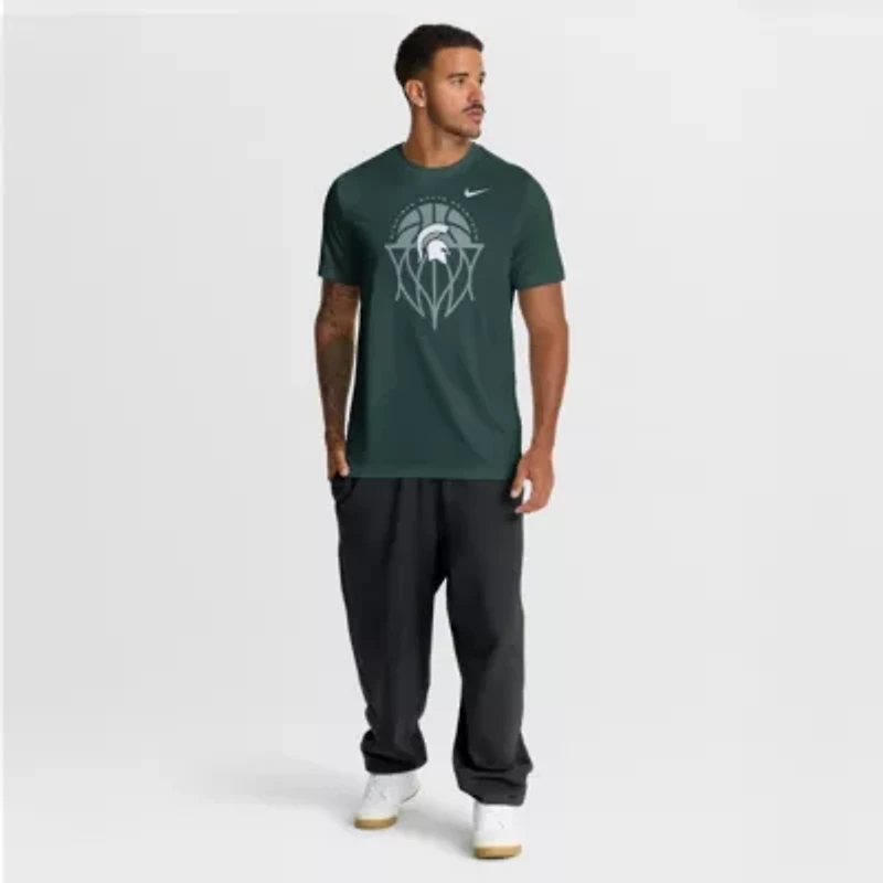 NCAA Nike Michigan State Spartans Basketball Icon Legend Dri-FIT T-Shirt