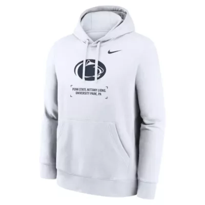 NCAA Nike Penn State Nittany Lions Basketball Two-Hit Club Fleece Pullover Hoodie
