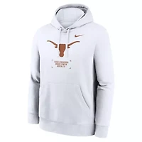 NCAA Nike Texas Longhorns Basketball Two-Hit Club Fleece Pullover Hoodie