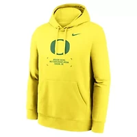 NCAA Nike Oregon Ducks Basketball Two-Hit Club Fleece Pullover Hoodie