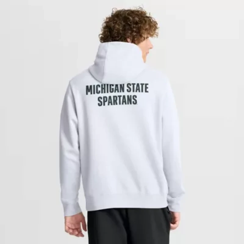 NCAA Nike Michigan State Spartans Basketball Two-Hit Club Fleece Pullover Hoodie