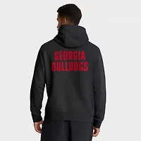 NCAA Nike Georgia Bulldogs Basketball Two-Hit Club Fleece Pullover Hoodie