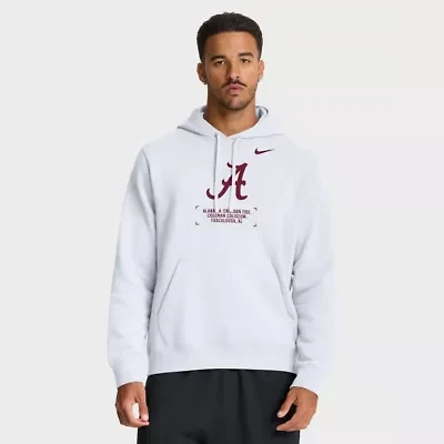 Alabama Crimson Tide NCAA Nike Basketball Two-Hit Club Fleece Pullover Hoodie