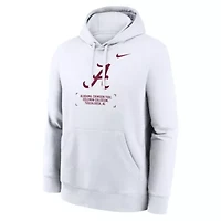 Alabama Crimson Tide NCAA Nike Basketball Two-Hit Club Fleece Pullover Hoodie