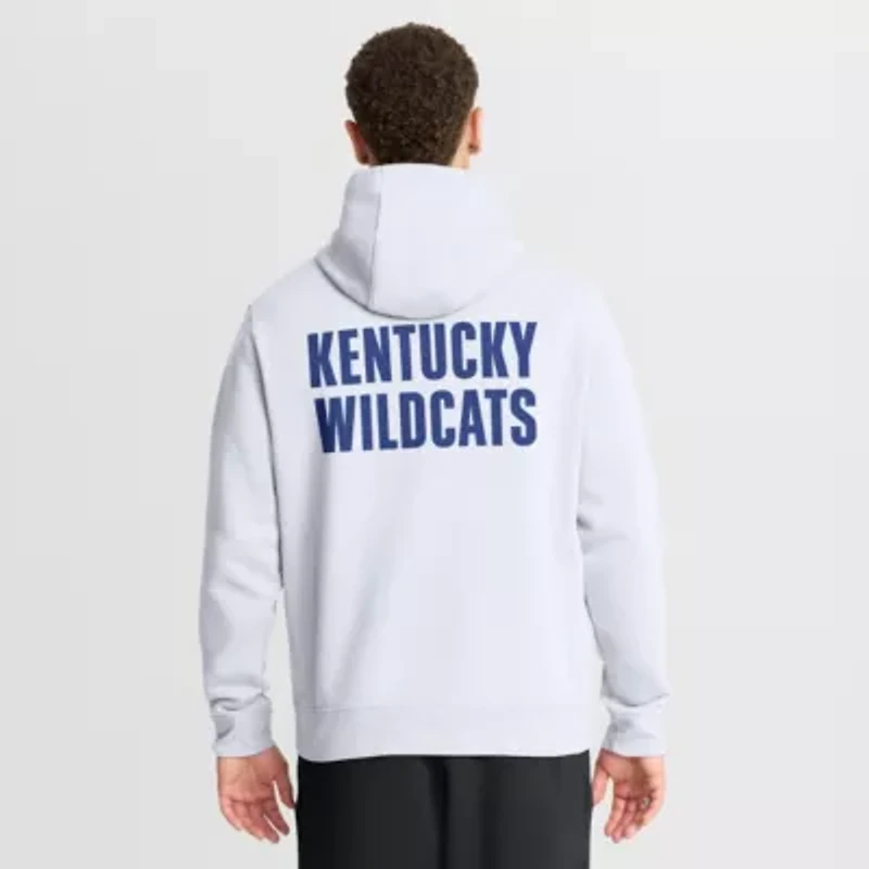 NCAA Nike Kentucky Wildcats Basketball Two-Hit Club Fleece Pullover Hoodie