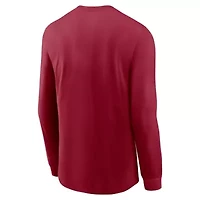 NCAA Nike Oklahoma Sooners Legacy Arched Logo Long Sleeve T-Shirt