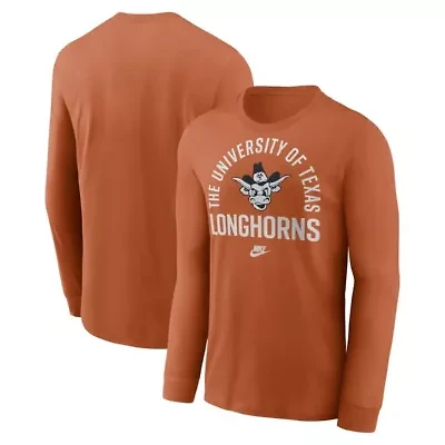 NCAA Nike Texas Longhorns Legacy Arched Logo Long Sleeve T-Shirt