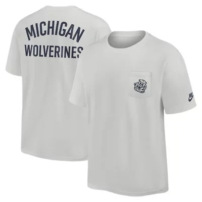 NCAA Nike Michigan Wolverines Legacy 2-Hit Max90 Pocket T-Shirt
