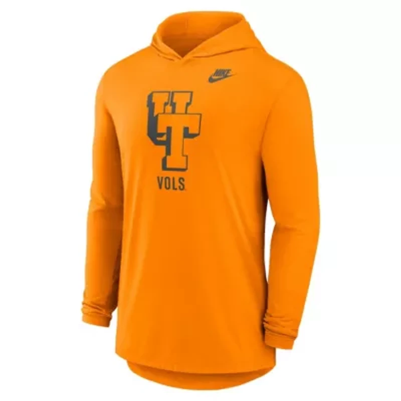 NCAA Nike Tennessee Volunteers Legacy Tri-Blend Dri-FIT Long Sleeve Hoodie T-Shirt