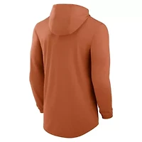 NCAA Nike Texas Longhorns Legacy Tri-Blend Dri-FIT Long Sleeve Hoodie T-Shirt