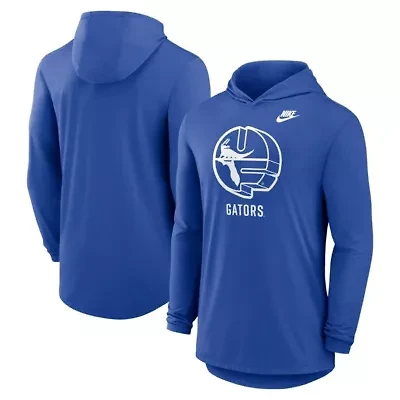 NCAA Nike Florida Gators Legacy Tri-Blend Dri-FIT Long Sleeve Hoodie T-Shirt