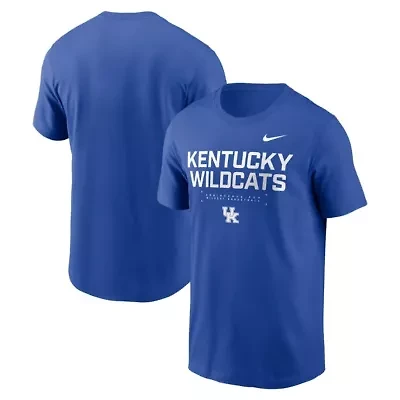 NCAA Nike Kentucky Wildcats 2025 Courtside Basketball Performance T-Shirt