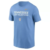 NCAA Nike Light Tennessee Volunteers 2025 Courtside Basketball Performance T-Shirt