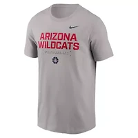 NCAA Nike Arizona Wildcats 2025 Courtside Basketball Performance T-Shirt