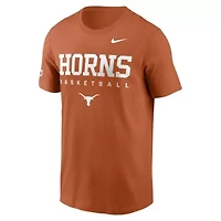 NCAA Nike Texas Longhorns 2025 Courtside Basketball Legend Dri-FIT T-Shirt