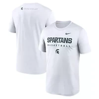 NCAA Nike Michigan State Spartans 2025 Courtside Basketball Legend Dri-FIT T-Shirt