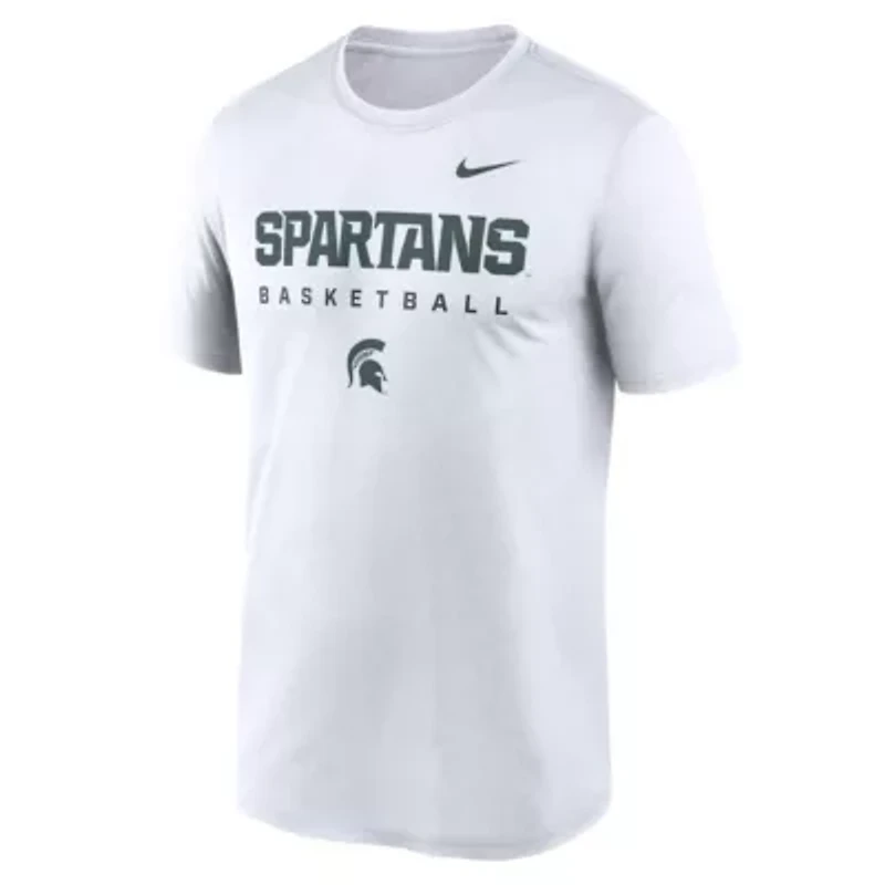 NCAA Nike Michigan State Spartans 2025 Courtside Basketball Legend Dri-FIT T-Shirt