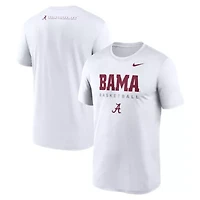 Alabama Crimson Tide NCAA Nike 2025 Courtside Basketball Legend Dri-FIT T-Shirt