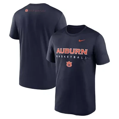 NCAA Nike Auburn Tigers 2025 Courtside Basketball Legend Dri-FIT T-Shirt