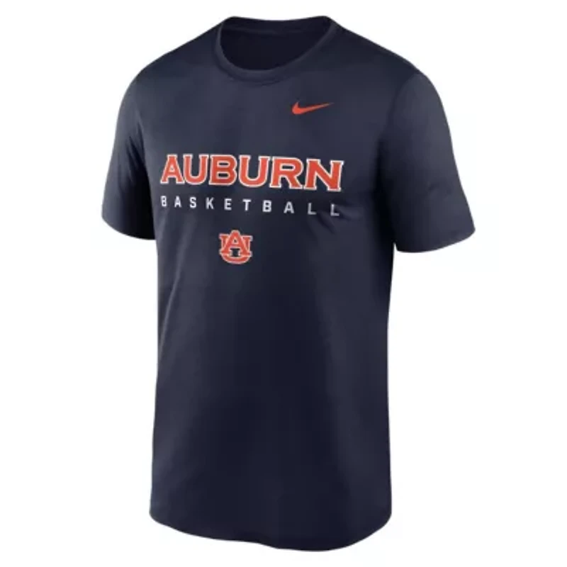 NCAA Nike Auburn Tigers 2025 Courtside Basketball Legend Dri-FIT T-Shirt