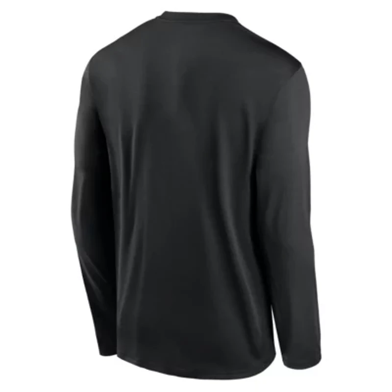 NCAA Nike Ohio State Buckeyes 2025 Courtside Basketball Shootaround Legend Dri-FIT Long Sleeve T-Shirt