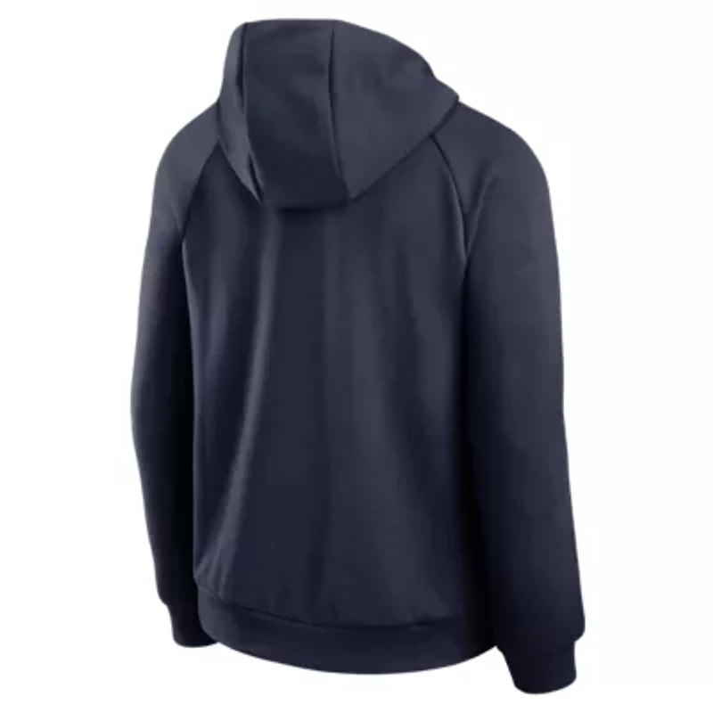 NCAA Nike West Virginia Mountaineers 2025 Courtside Basketball Practice Raglan Dri-FIT Hoodie