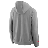 NCAA Nike Ohio State Buckeyes 2025 Courtside Basketball Practice Raglan Dri-FIT Hoodie