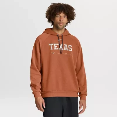 NCAA Nike Texas Longhorns 2025 Courtside Basketball Practice Raglan Dri-FIT Hoodie