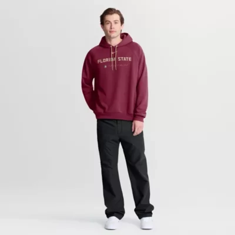 NCAA Nike Florida State Seminoles 2025 Courtside Basketball Practice Raglan Dri-FIT Hoodie