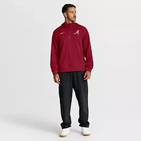 Alabama Crimson Tide NCAA Nike 2025 Coaches Premium Dri-FIT Quarter-Zip Hoodie