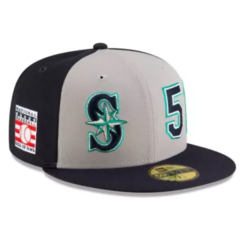 MLB Ichiro Suzuki Navy/Gray Seattle Mariners 2025 Baseball Hall of Fame 59FIFTY Fitted Hat