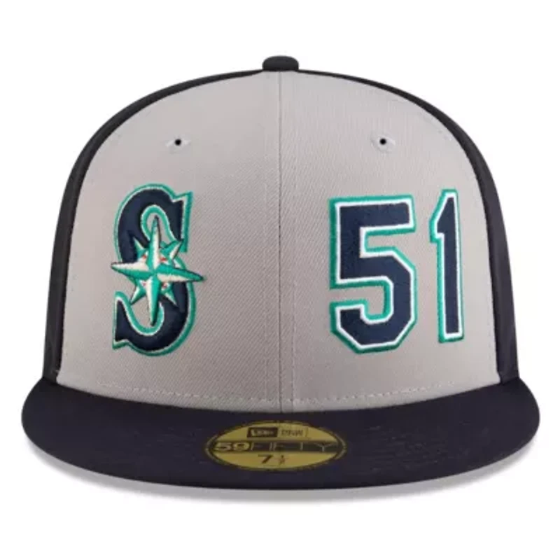 MLB Ichiro Suzuki Navy/Gray Seattle Mariners 2025 Baseball Hall of Fame 59FIFTY Fitted Hat