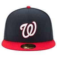 MLB Navy/Red Washington Nationals 20th Anniversary 59FIFTY Fitted Hat
