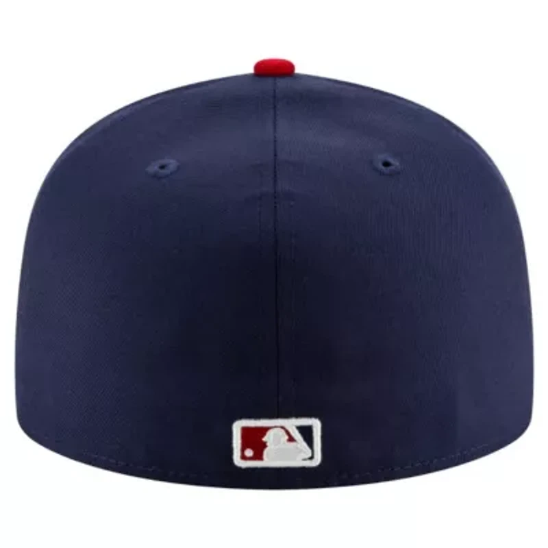 MLB White/Navy/Red Washington Nationals 20th Anniversary 59FIFTY Fitted Hat