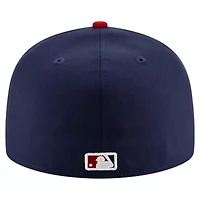 MLB White/Navy/Red Washington Nationals 20th Anniversary 59FIFTY Fitted Hat