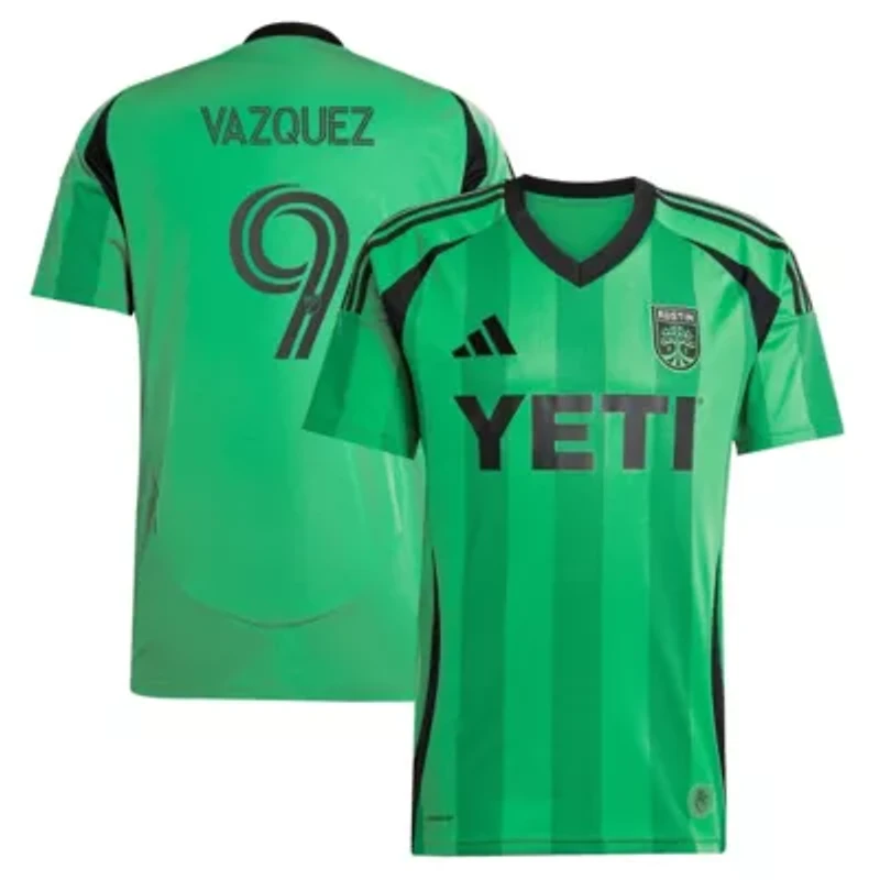 MLS Brandon Vazquez Austin FC 2025 The Heartbeat Kit Replica Player Jersey