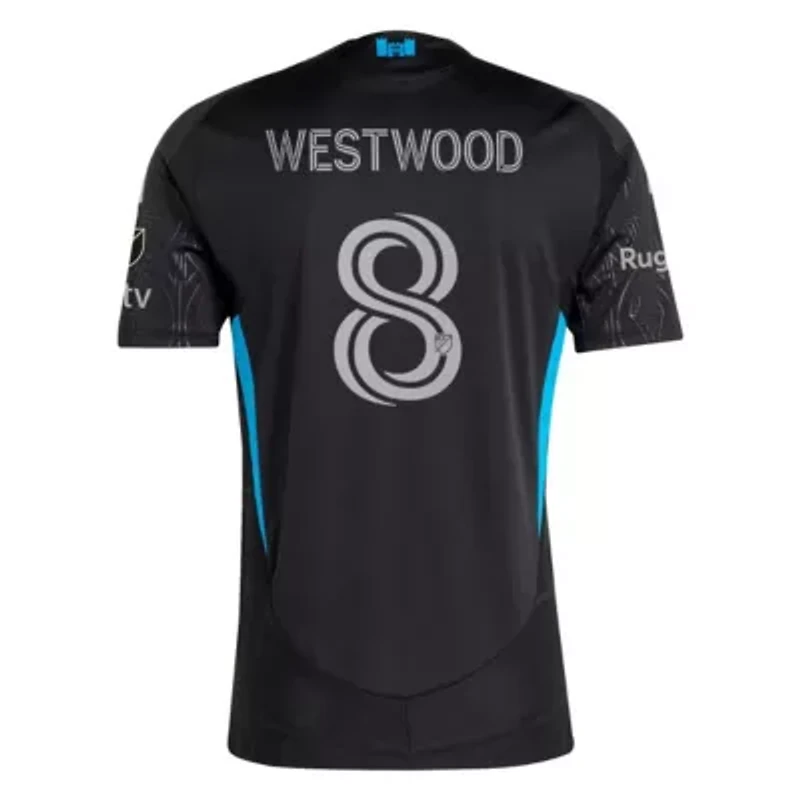 MLS Ashley Westwood Charlotte FC 2025 Fortress Kit Authentic Player Jersey