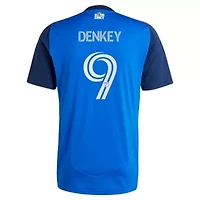 MLS Kévin Denkey FC Cincinnati 2025 and Legacy Kit Replica Player Jersey