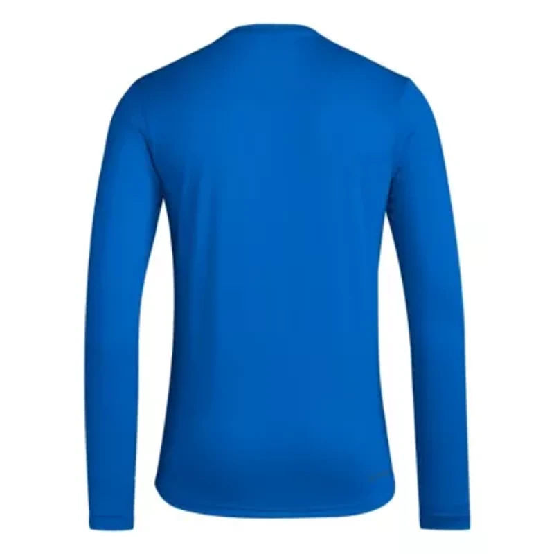 NCAA Kansas Jayhawks On-Court Pregame Long Sleeve T-Shirt