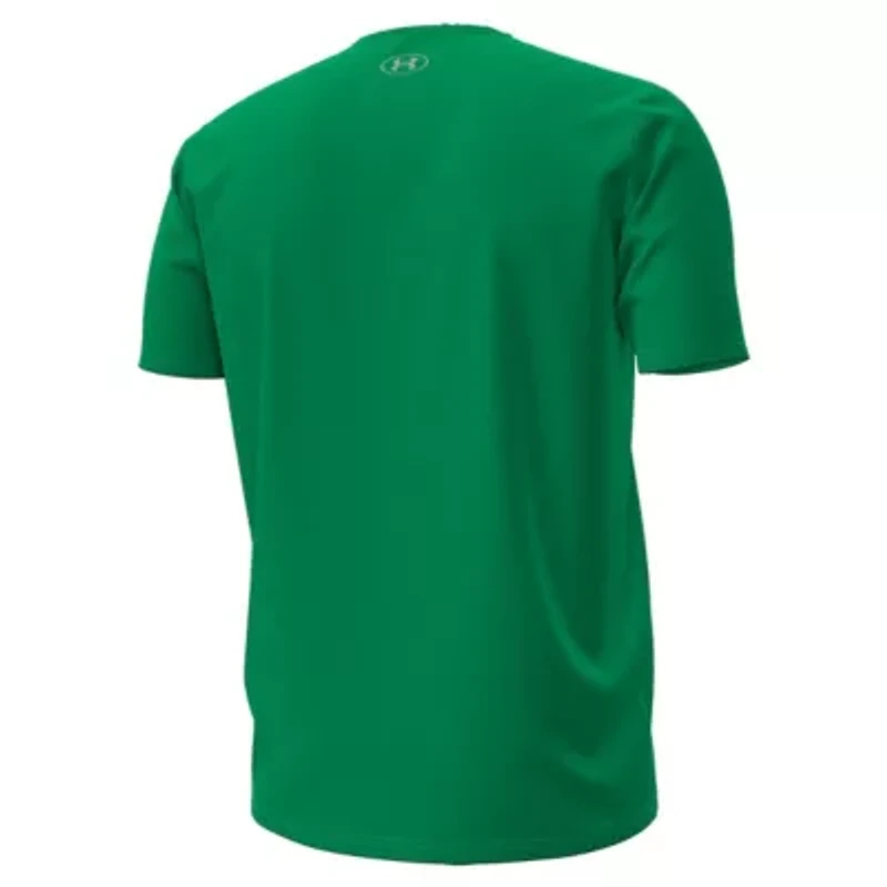 NCAA Under Armour Kelly Notre Dame Fighting Irish 2025 Sideline Football Performance T-Shirt