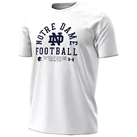 NCAA Under Armour Notre Dame Fighting Irish 2025 Sideline Football Performance T-Shirt
