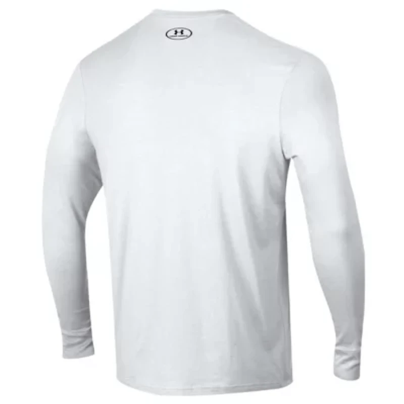 NCAA Under Armour Notre Dame Fighting Irish 2025 Sideline Football Performance Cotton Long Sleeve T-Shirt